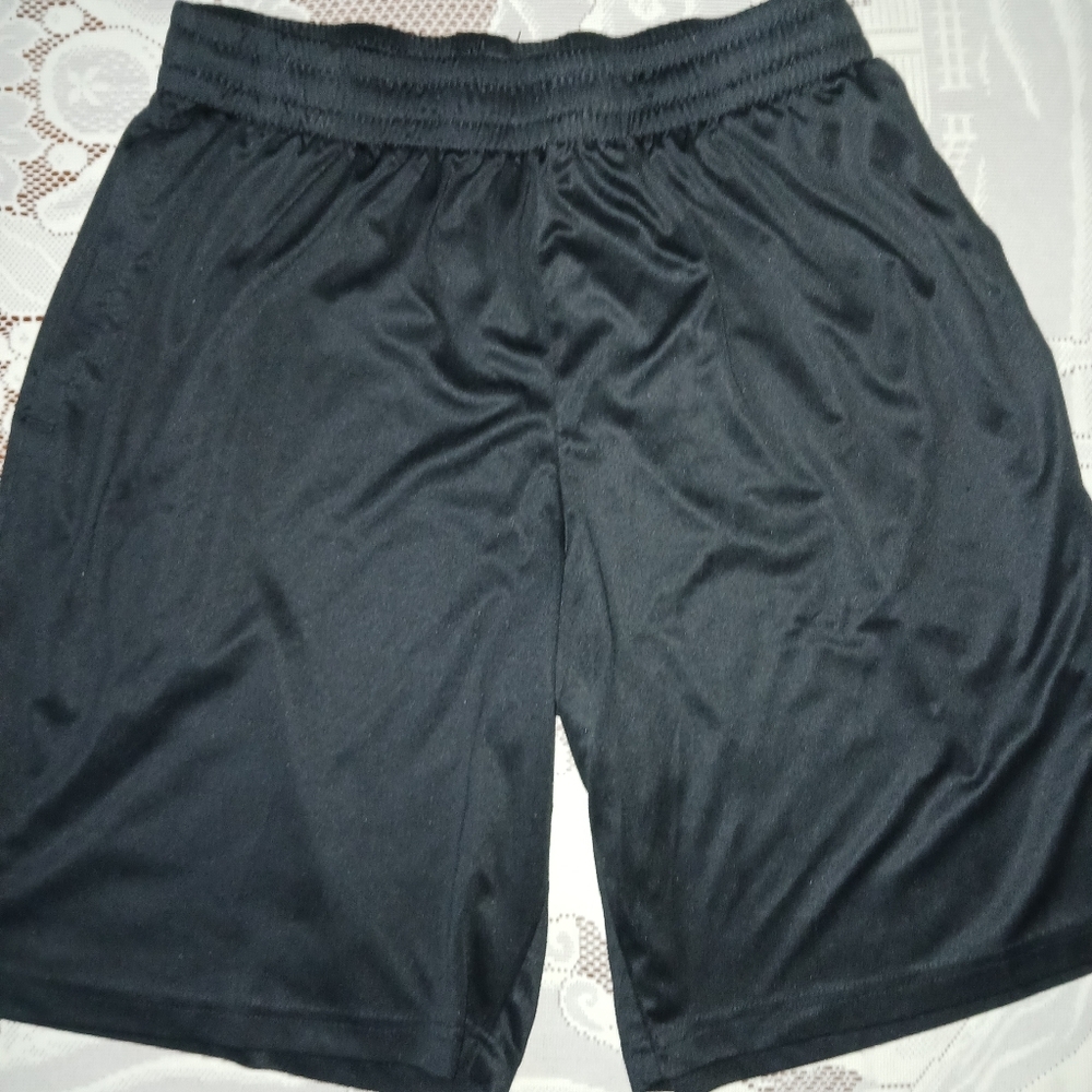 #064 Black Athletic Shorts Size XL